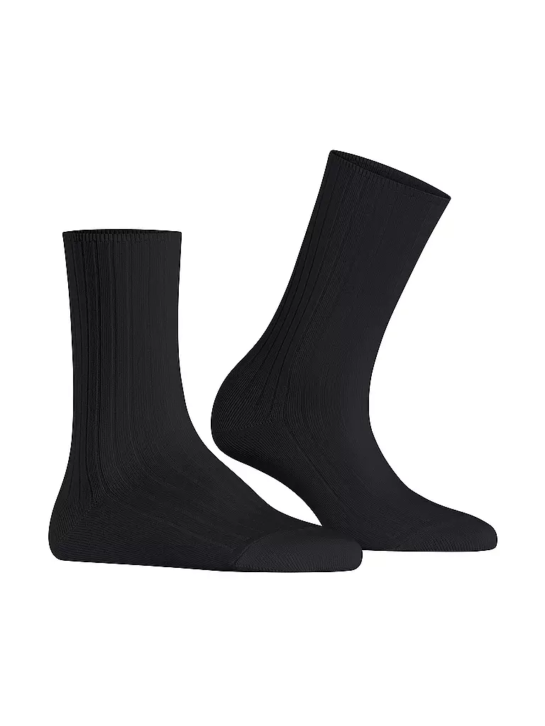 FALKE | Chaussettes FALKE COTTON RIB black | 