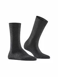 FALKE | Chaussettes Family marron foncé | Gris