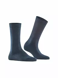 FALKE | Chaussettes Family marron foncé | Bleu