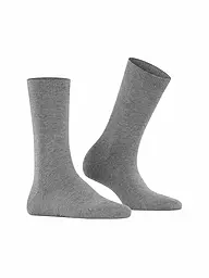 FALKE | Chaussettes Family marron foncé | Gris