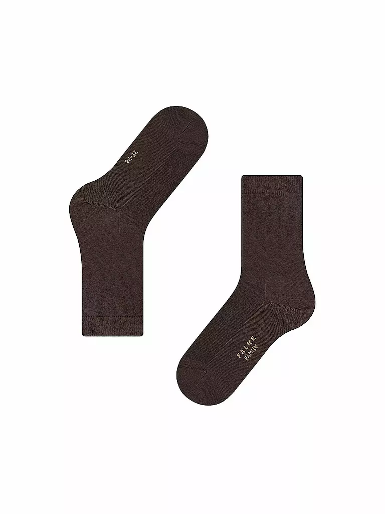 FALKE | Chaussettes Family marron foncé | braun