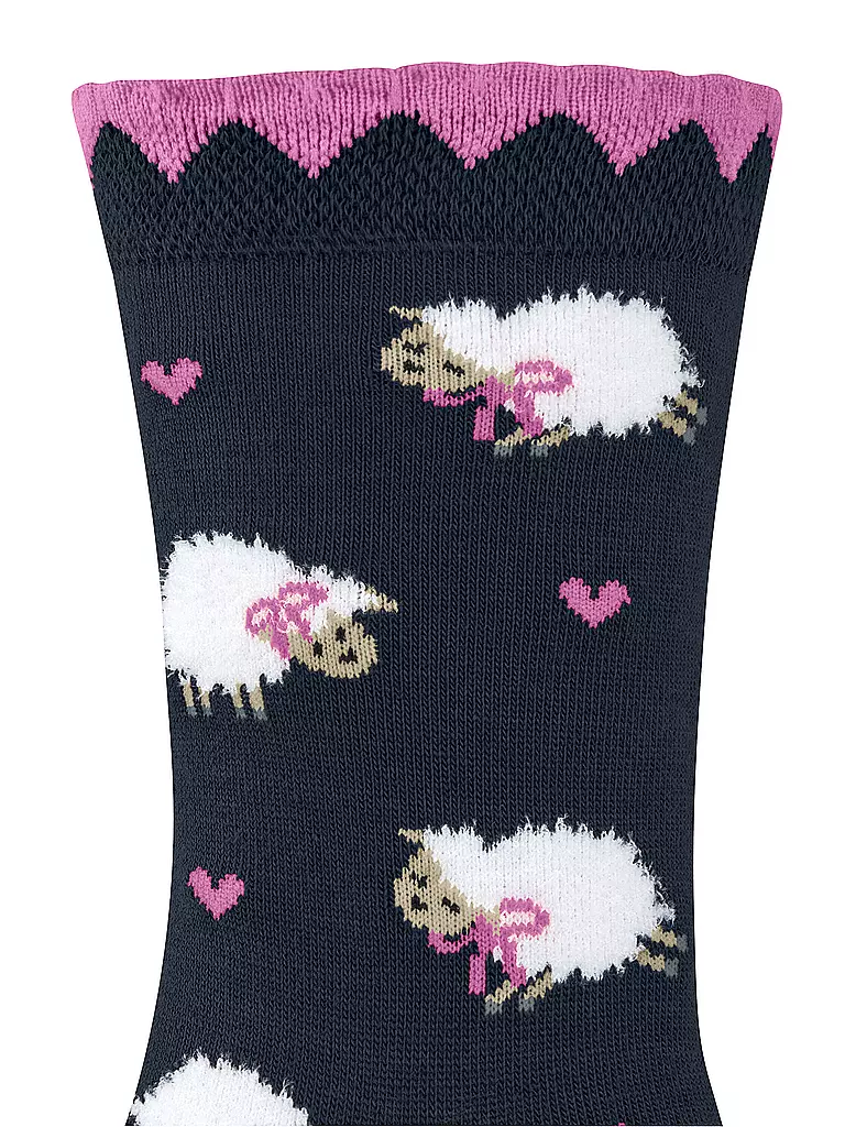 FALKE | Chaussettes fille CUTE SHEEP bleu espace | 