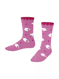 FALKE | Chaussettes fille CUTE SHEEP bleu espace | Rose