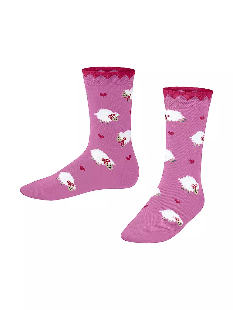 FALKE | Chaussettes fille CUTE SHEEP lipstick | rosa