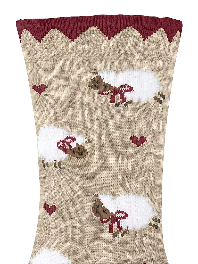 FALKE | Chaussettes fille CUTE SHEEP sable chiné | 
