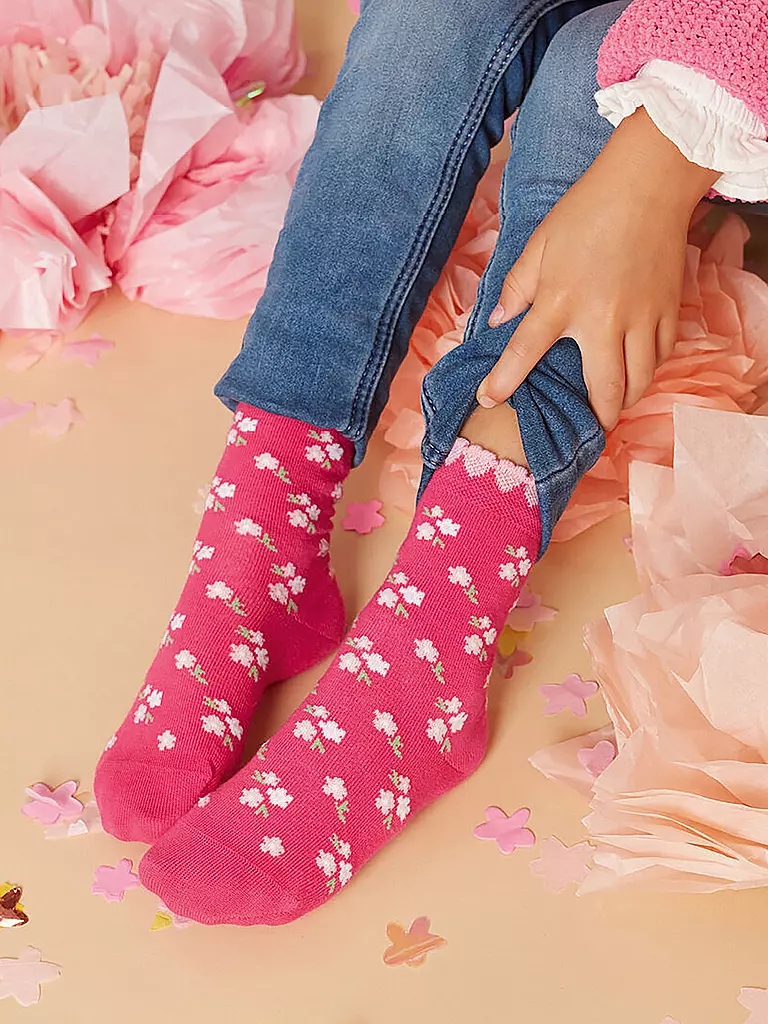 FALKE | Chaussettes fille fuchsia | rot