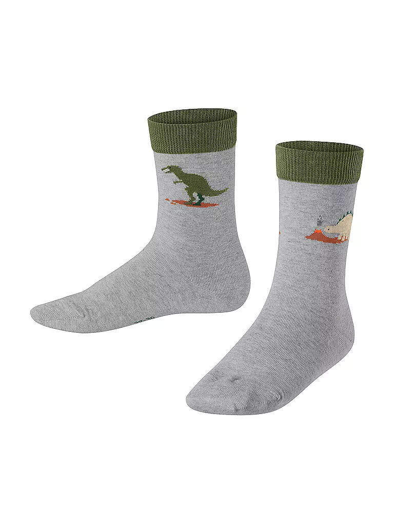 FALKE | Chaussettes garçon DINOSAURS LT chiné | grau