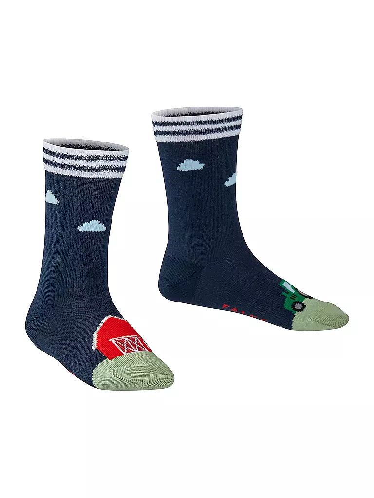 FALKE | Chaussettes garçon FARM LIFE bleu espace | 