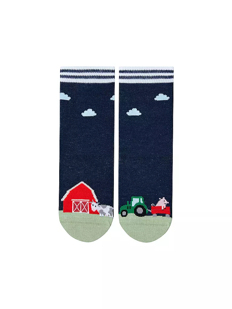 FALKE | Chaussettes garçon FARM LIFE bleu espace | 
