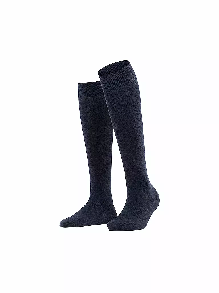 FALKE | Chaussettes hautes bleu marine | dunkelblau