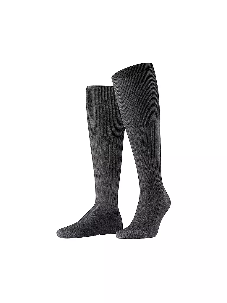 FALKE | Chaussettes hautes BRISTOL anthracite mél. | Gris