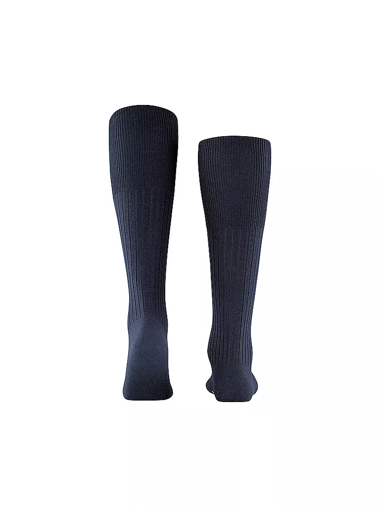 FALKE | Chaussettes hautes BRISTOL bleu marine foncé | 
