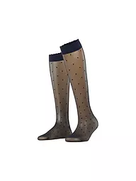 FALKE | Kniestrümpfe DOT 15 Den black | Bleu