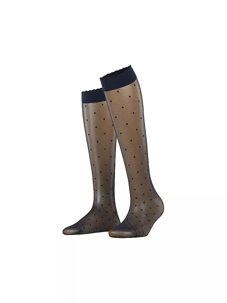 FALKE | Chaussettes hautes DOT 15 Den marine | Bleu