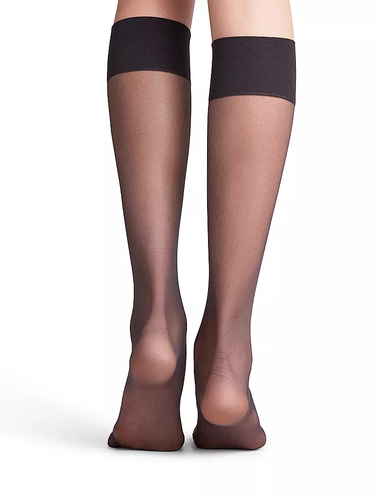 FALKE | Chaussettes hautes PURE MATT 20 Den noir |