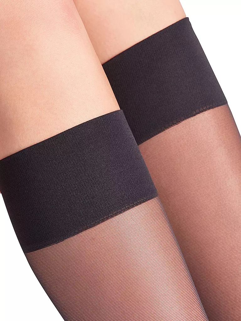 FALKE | Chaussettes hautes PURE MATT 20 Den noir |