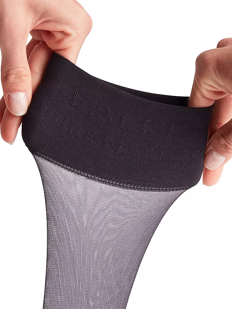 FALKE | Chaussettes hautes PURE MATT 20 Den noir |