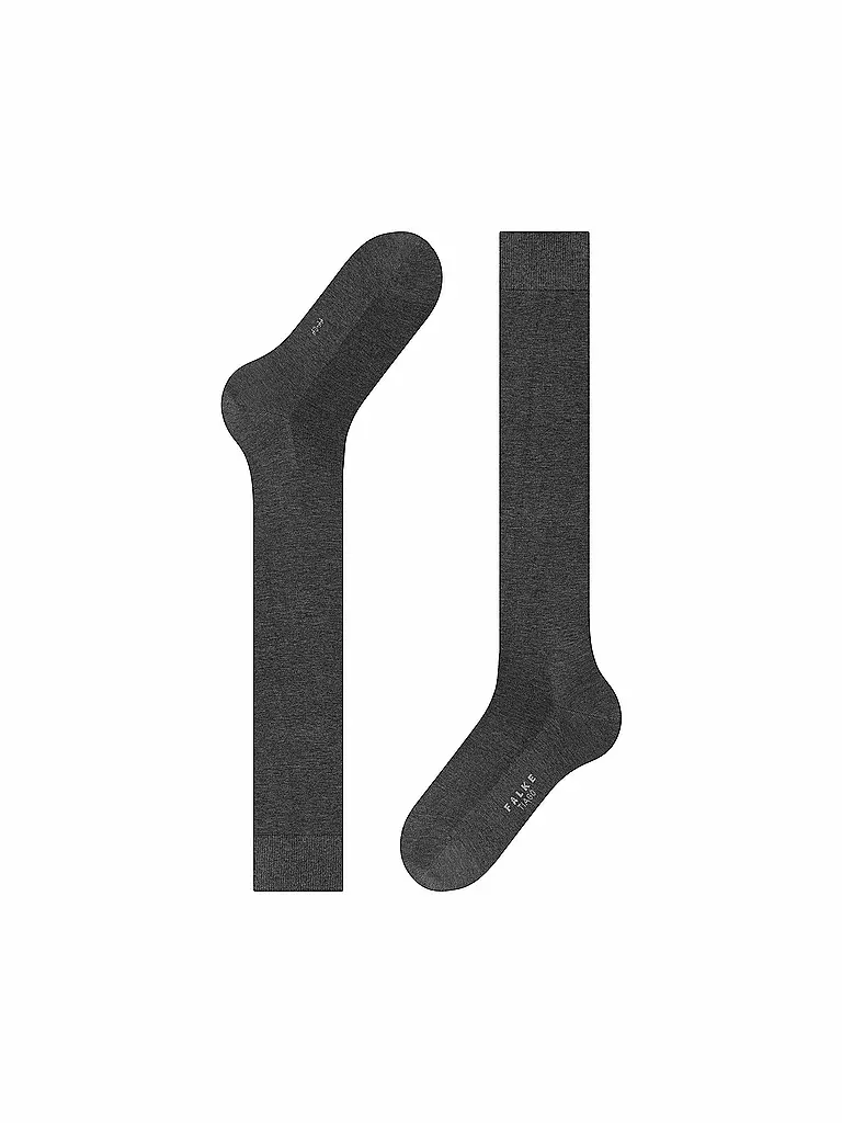 FALKE | Chaussettes hautes TIAGO anthracite chiné | 