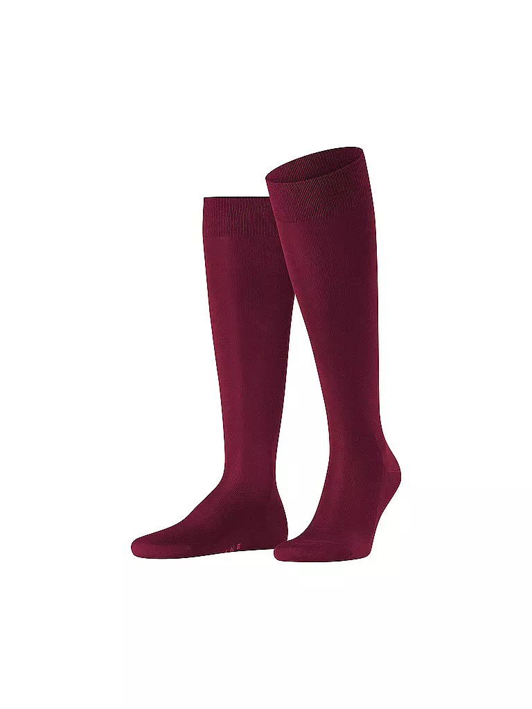FALKE | Chaussettes hautes TIAGO barolo | dunkelrot