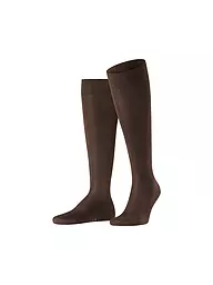 FALKE | Chaussettes hautes TIAGO steel melange | Marron