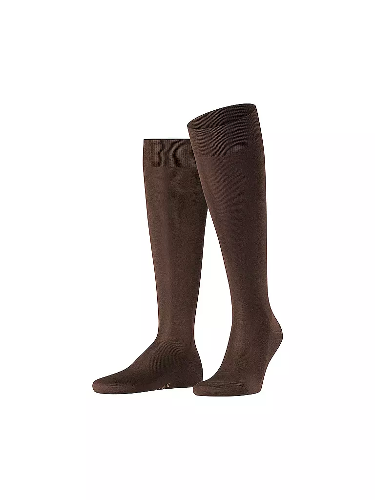 FALKE | Chaussettes hautes TIAGO marron | braun