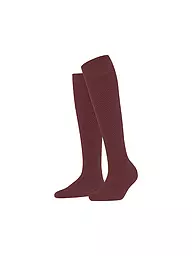 FALKE | Chaussettes hautes | Rouge foncé