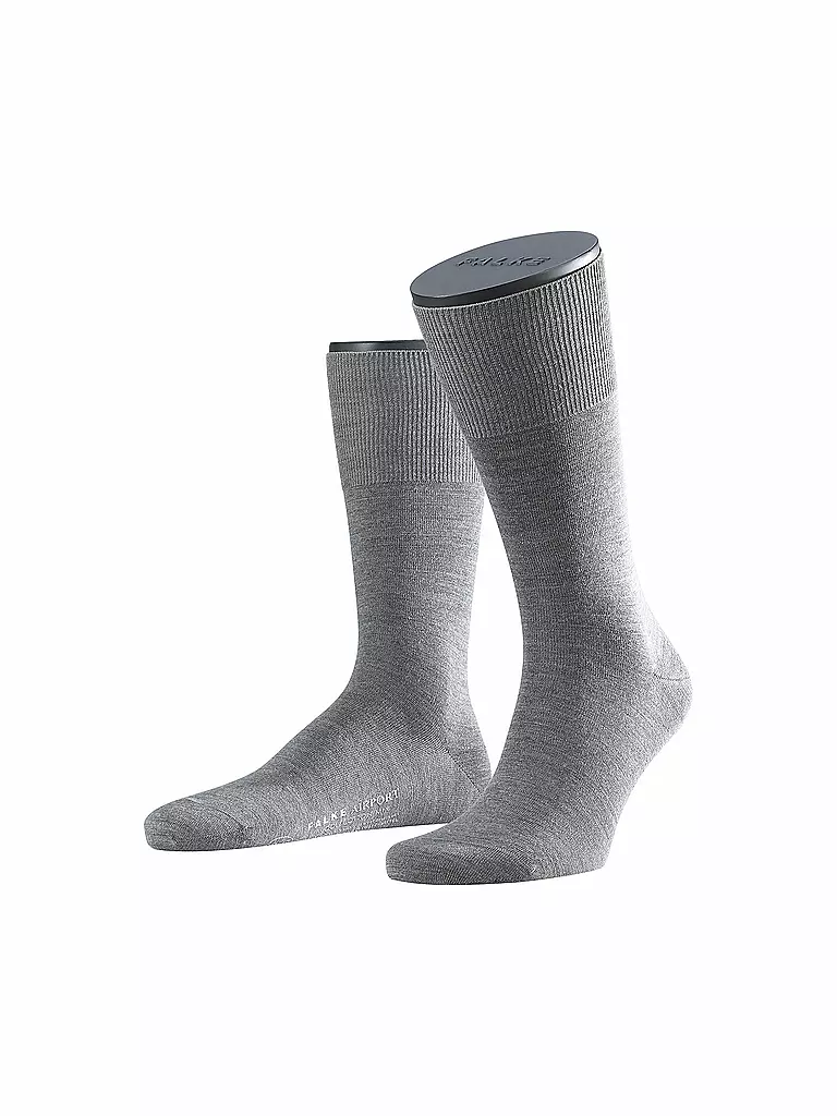 FALKE | Chaussettes homme "Airport" (gris foncé) | Gris