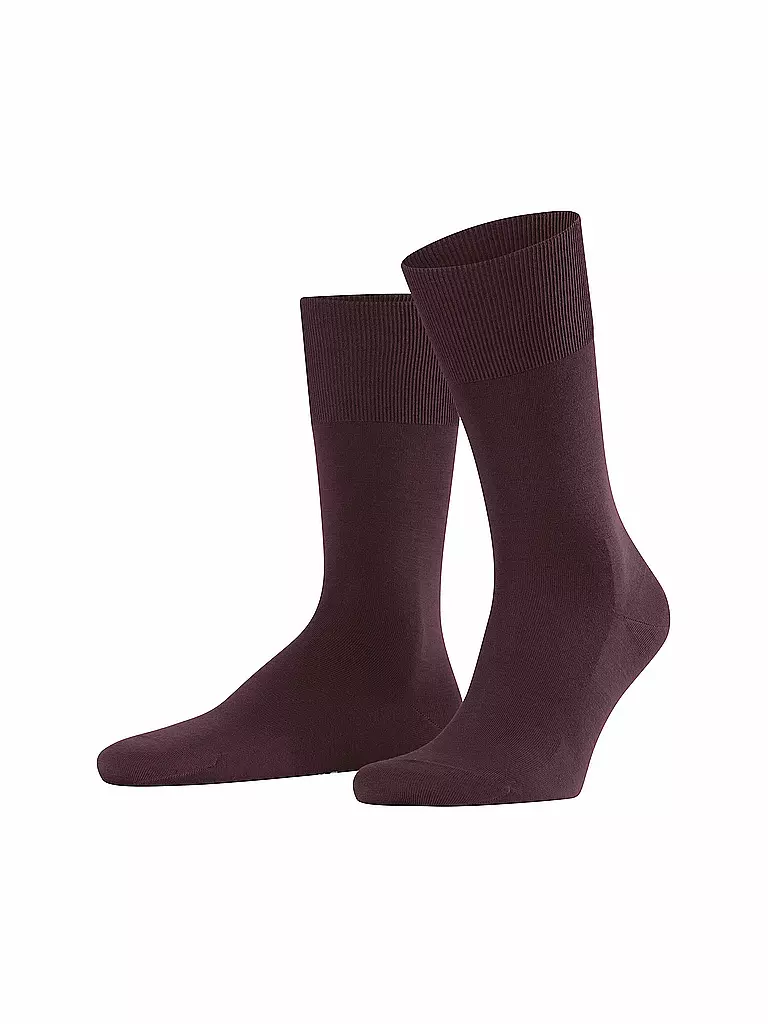 FALKE | Chaussettes homme CLIMAWOOL barolo | dunkelrot