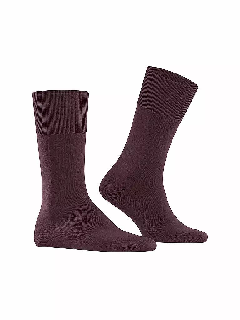 FALKE | Chaussettes homme CLIMAWOOL barolo | dunkelrot