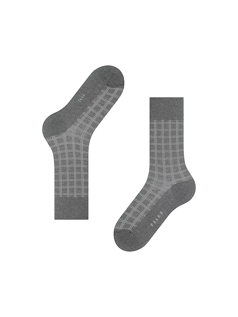 FALKE | Chaussettes homme MODERN TAILOR, light greymel. | Gris clair