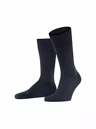 FALKE | Chaussettes homme Sensitive Berlin bleu marine foncé | Bleu foncé