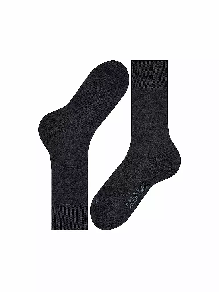 FALKE | Chaussettes homme Sensitive Berlin bleu marine foncé | dunkelblau