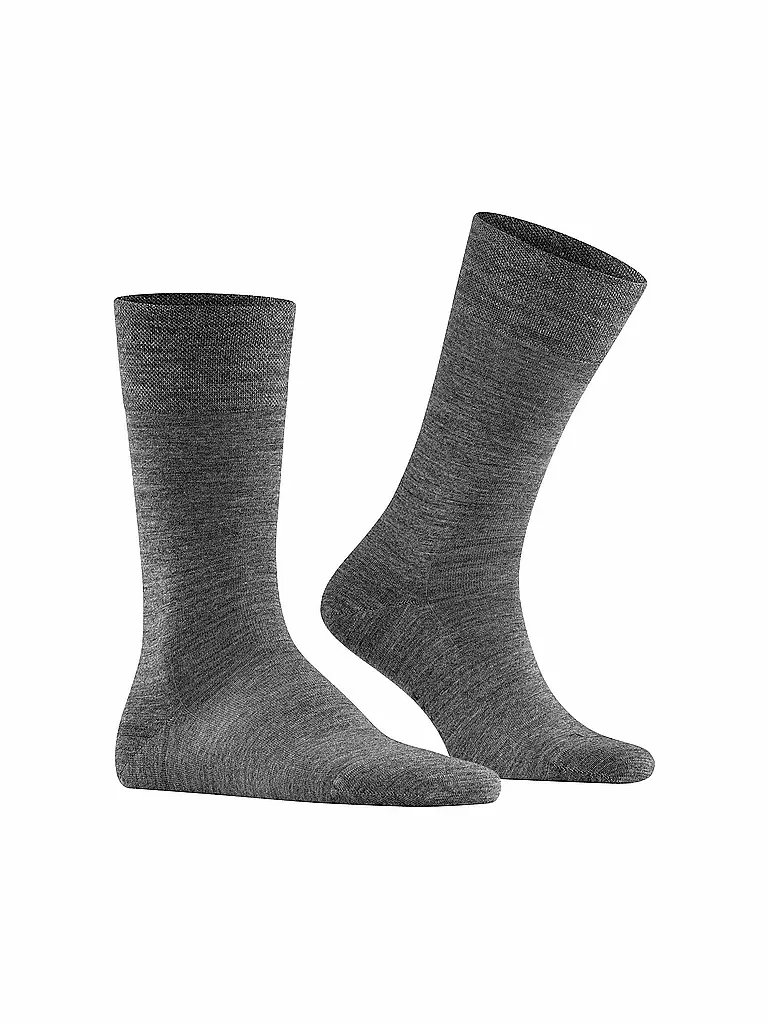 FALKE | Chaussettes Homme Sensitive Berlin gris foncé | 