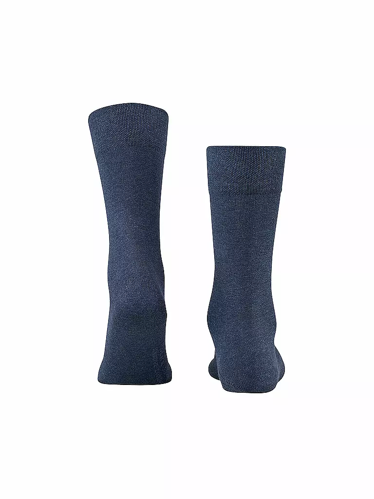 FALKE | Chaussettes homme Sensitive London bleu marine chiné | 