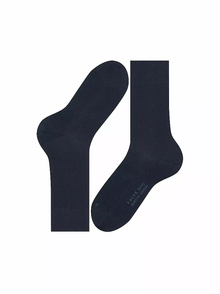 FALKE | Chaussettes Homme Sensitive London bleu marine foncé | dunkelblau