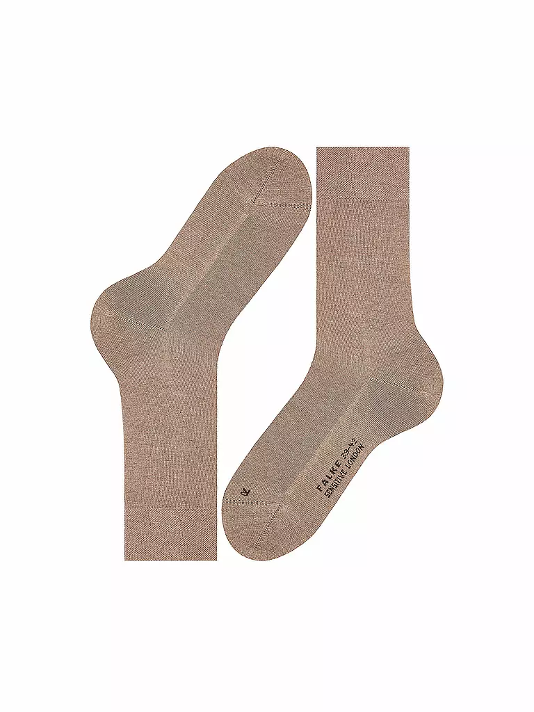 FALKE | Chaussettes Homme Sensitive London nutmeg mel | beige