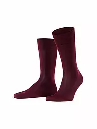 FALKE | Chaussettes homme Sensitive Malaga brown | Rouge foncé