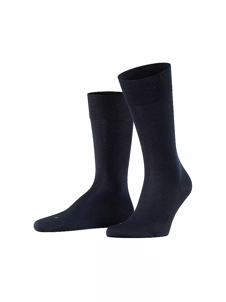 FALKE | Chaussettes Homme Sensitive Malaga bleu marine foncé | dunkelblau