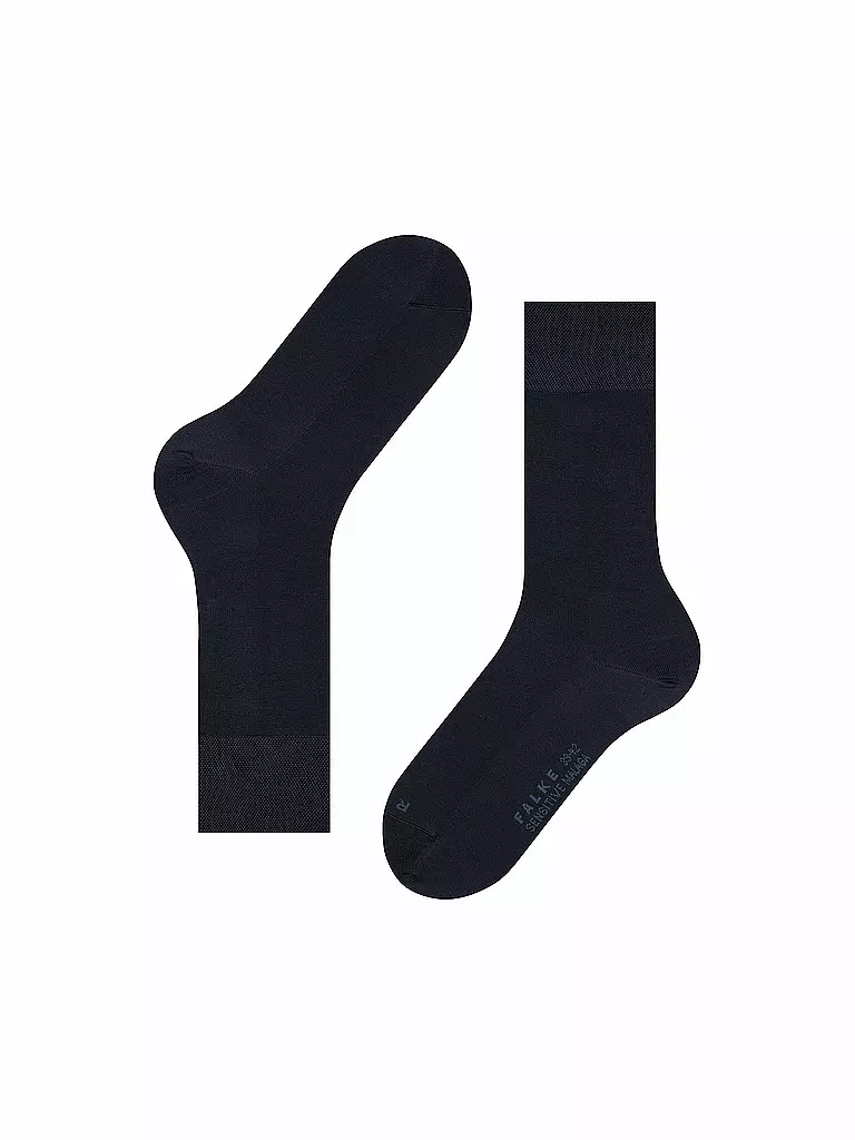 FALKE | Chaussettes Homme Sensitive Malaga bleu marine foncé | dunkelblau