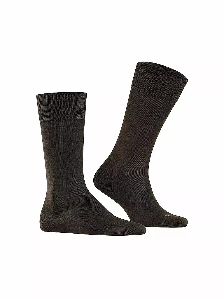FALKE | Chaussettes homme Sensitive Malaga brown | braun