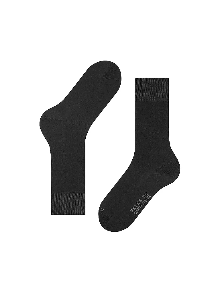 FALKE | Chaussettes Homme Sensitive Malaga noir | schwarz