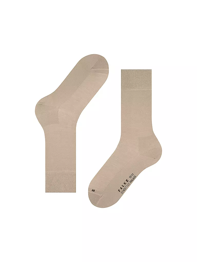 FALKE | Chaussettes homme SENSITIVE MALAGA silk | beige
