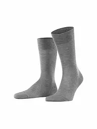 FALKE | Chaussettes homme Sensitive Malaga brown | Gris clair