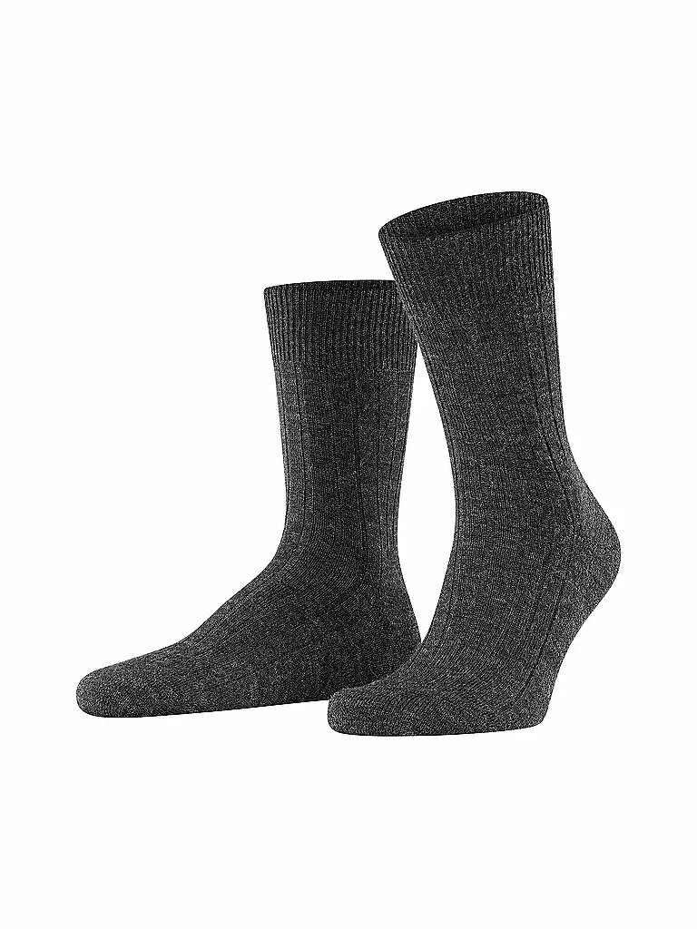 FALKE | Chaussettes homme Teppich im Schuh anthracite mel. | 