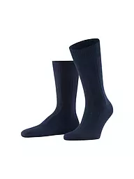 FALKE | Chaussettes LHASA RIB vert chasseur | Bleu foncé