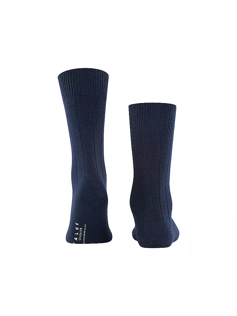FALKE | Chaussettes LHASA RIB bleu marine foncé | dunkelblau
