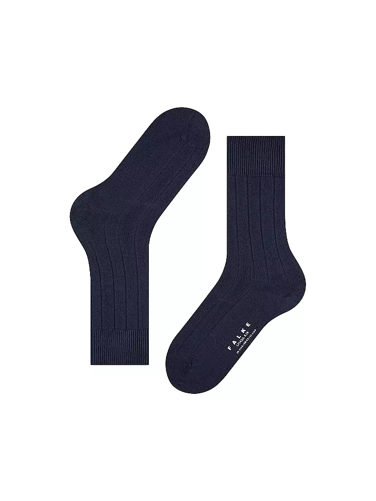 FALKE | Chaussettes LHASA RIB bleu marine foncé | dunkelblau