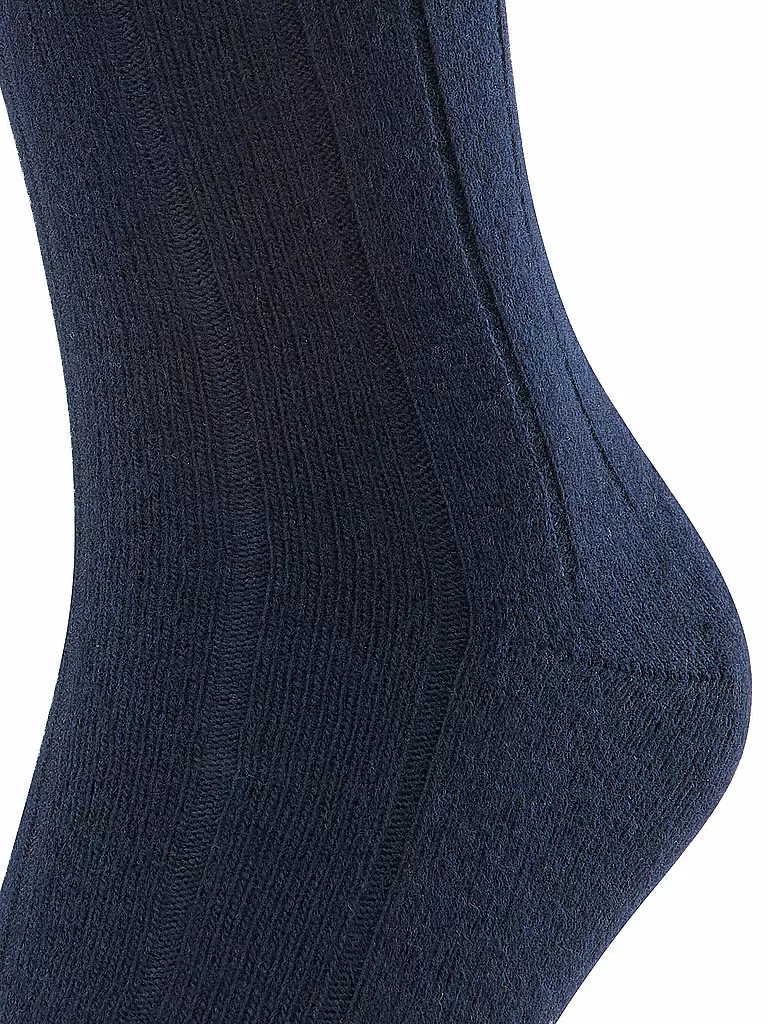 FALKE | Chaussettes LHASA RIB bleu marine foncé | dunkelblau