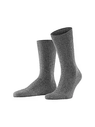 FALKE | Chaussettes LHASA RIB vert chasseur | Gris clair