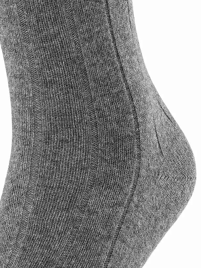 FALKE | Chaussettes LHASA RIB gris clair chiné | 